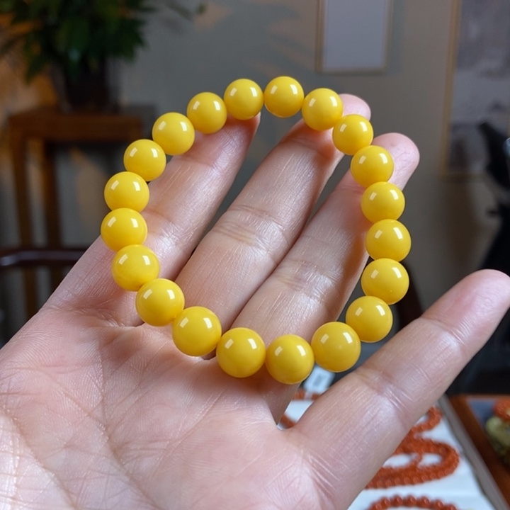 琥珀手链未镶嵌蜜蜡手串9