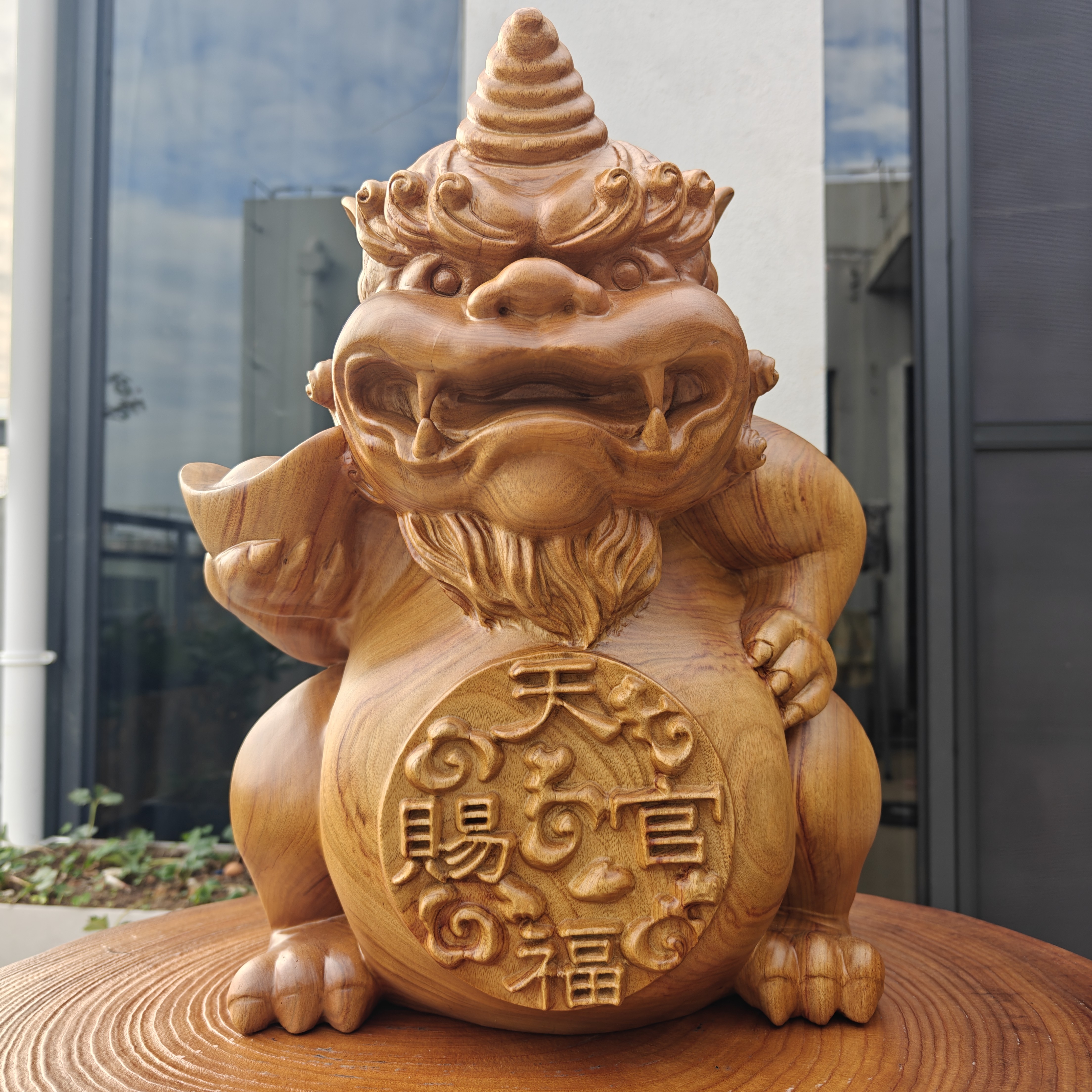 一物一拍香樟木 貔貅“吸金兽”（实物以直播间为准）