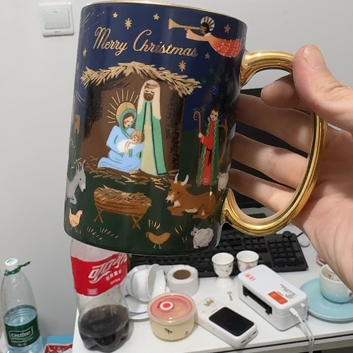 外贸尾单微瑕杯子一个