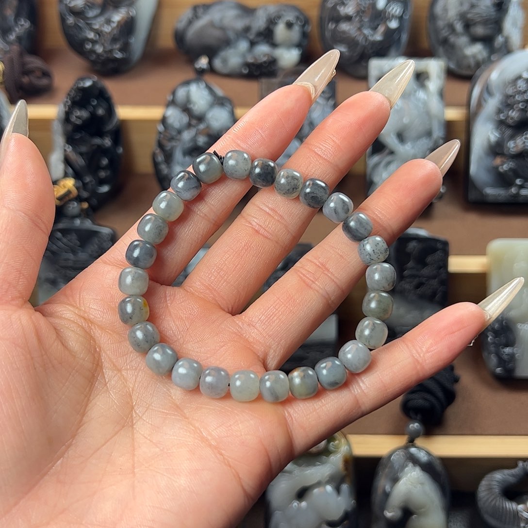 和田玉手链未镶嵌