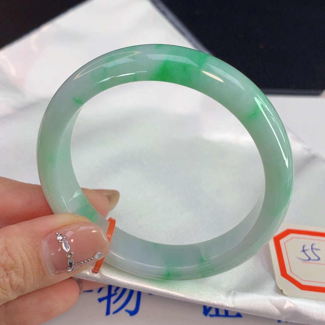 翡翠手镯未镶嵌天然A货翡翠018