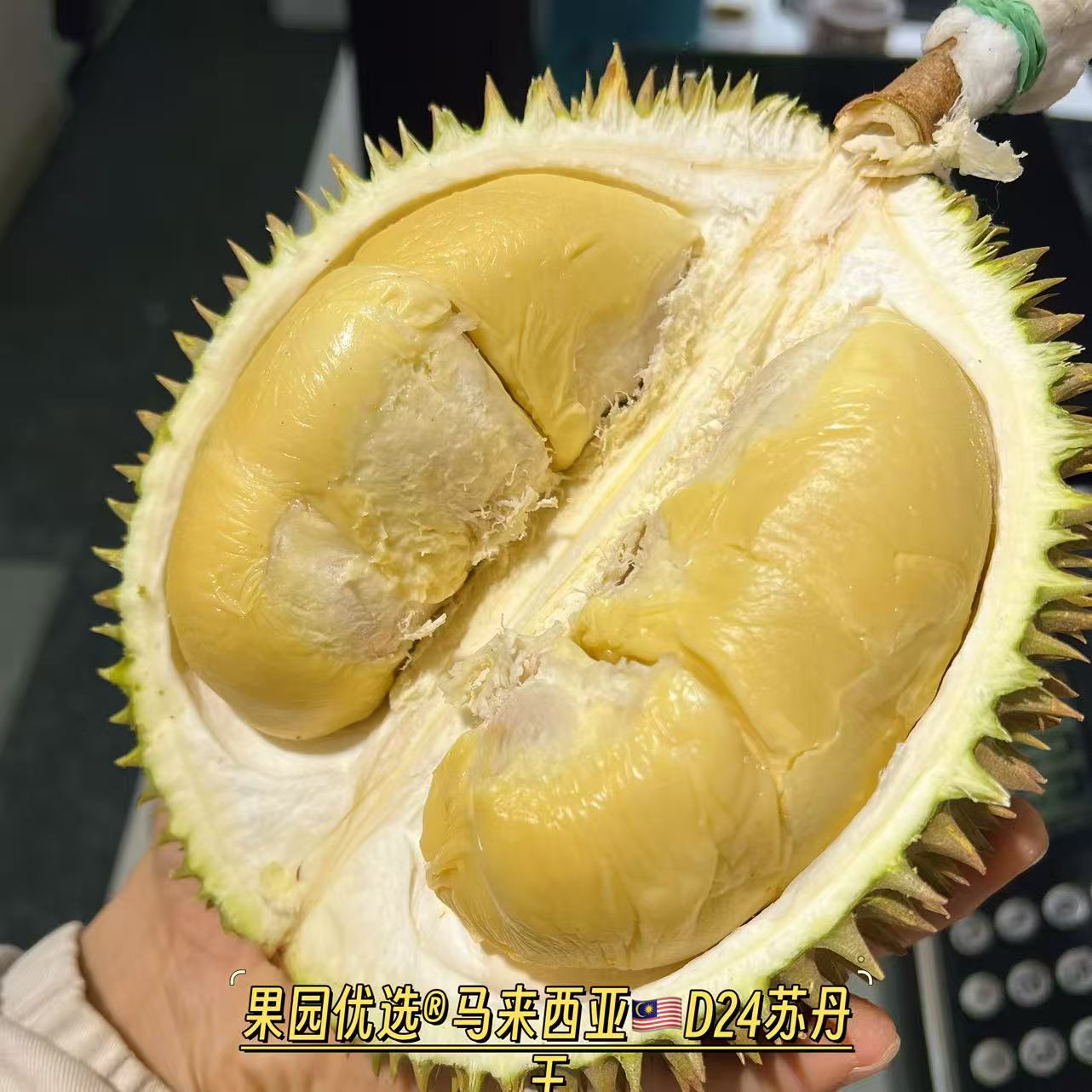 ｛苏丹王/XO榴莲D24#｝鲜果-马来西亚空运鲜榴莲核大品种属性梦中情人1-6斤多规格苏丹王马来西亚