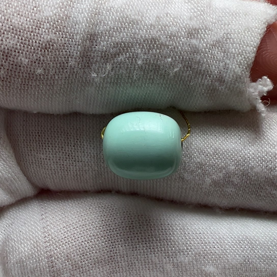 绿松石未镶嵌配饰9.8*11.3mm