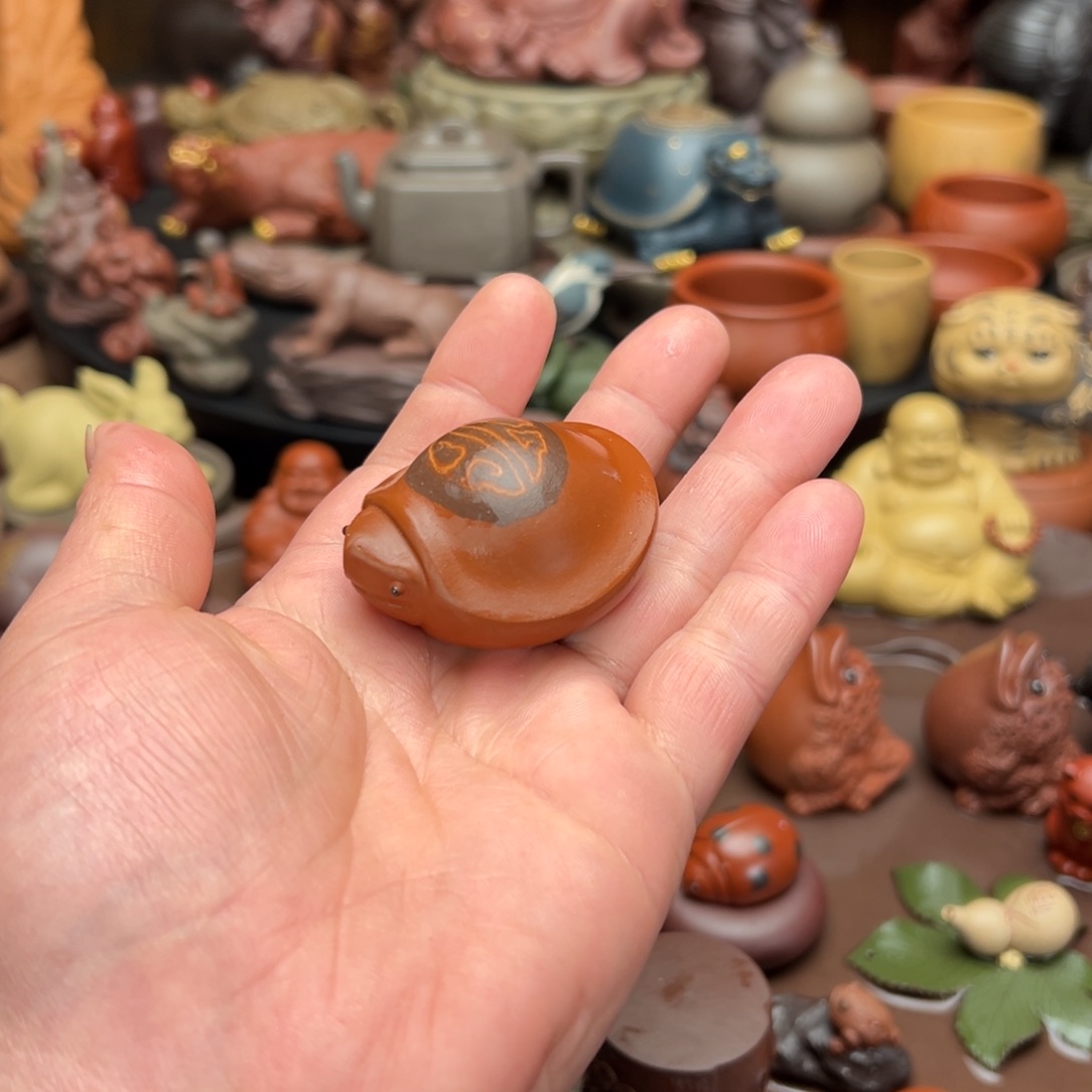 紫砂茶宠千**啼紫砂茶宠