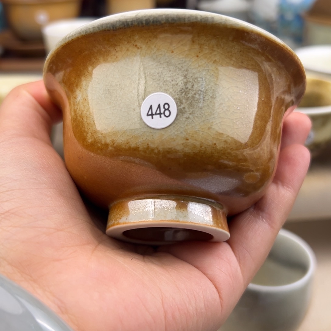 神***绪杯纯手工茶烧主人杯