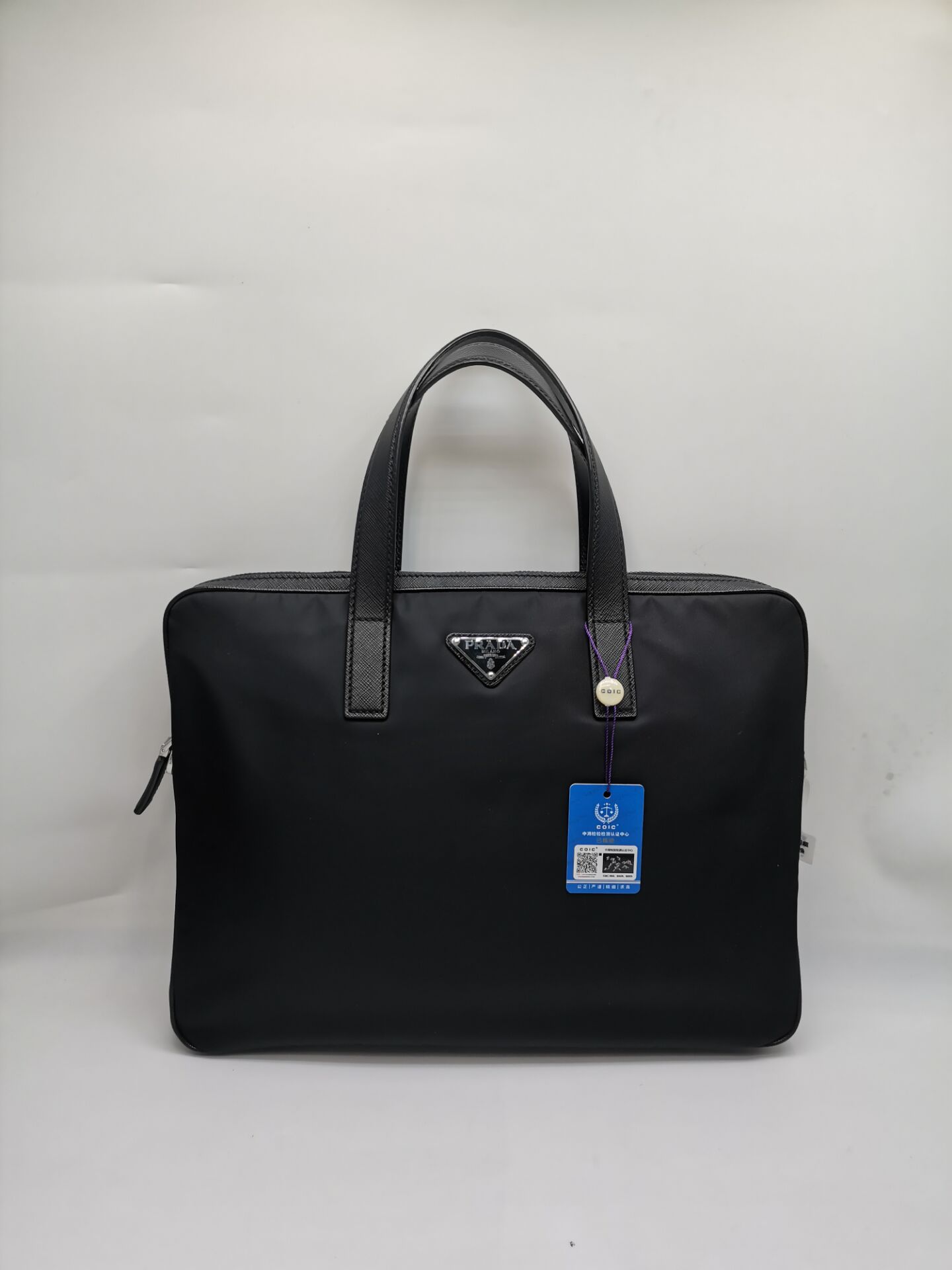 99新 Prada/普拉达 99新18185 普拉达黑色尼龙手提包