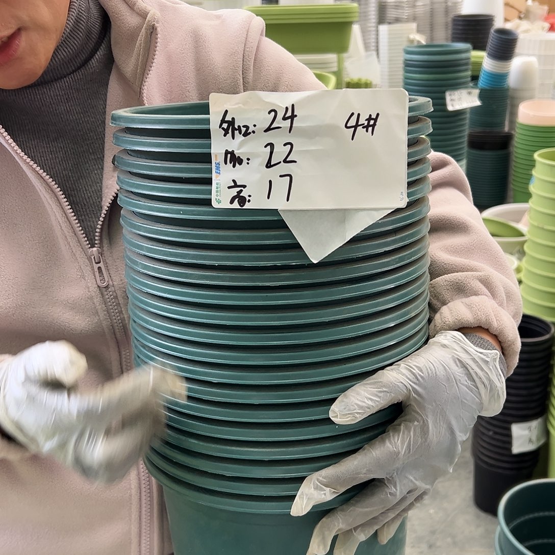 瑕疵矮胖4#墨绿色10个无托