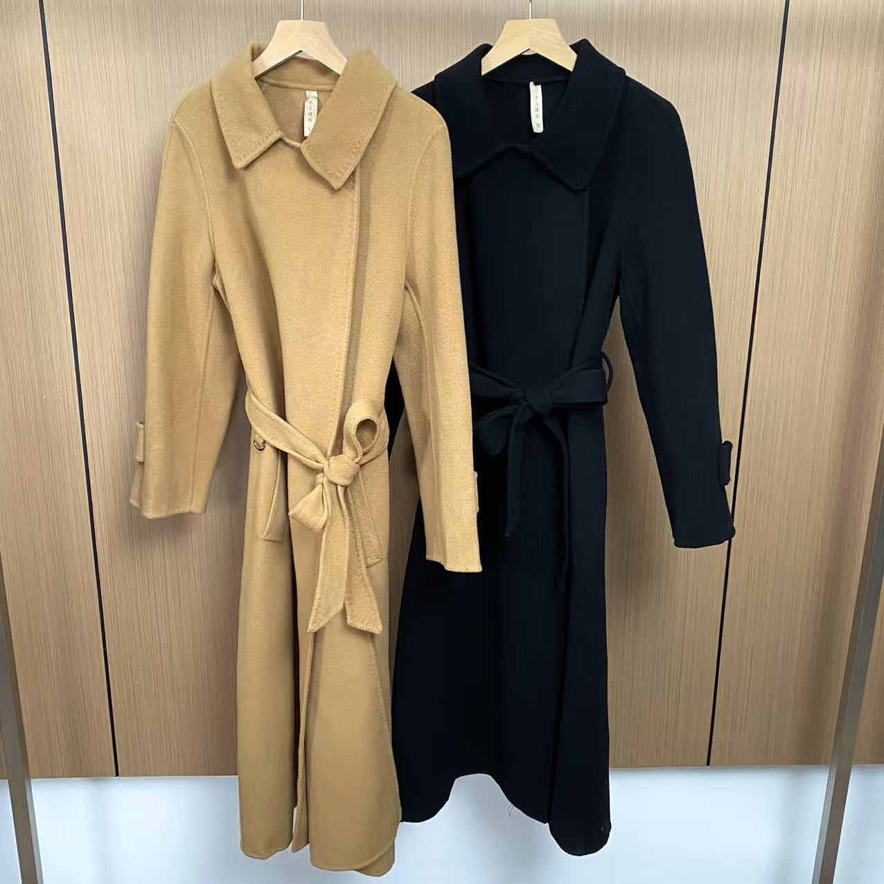 213秋冬毛呢外套秋冬多色呢大衣时尚双面呢毛呢驼色