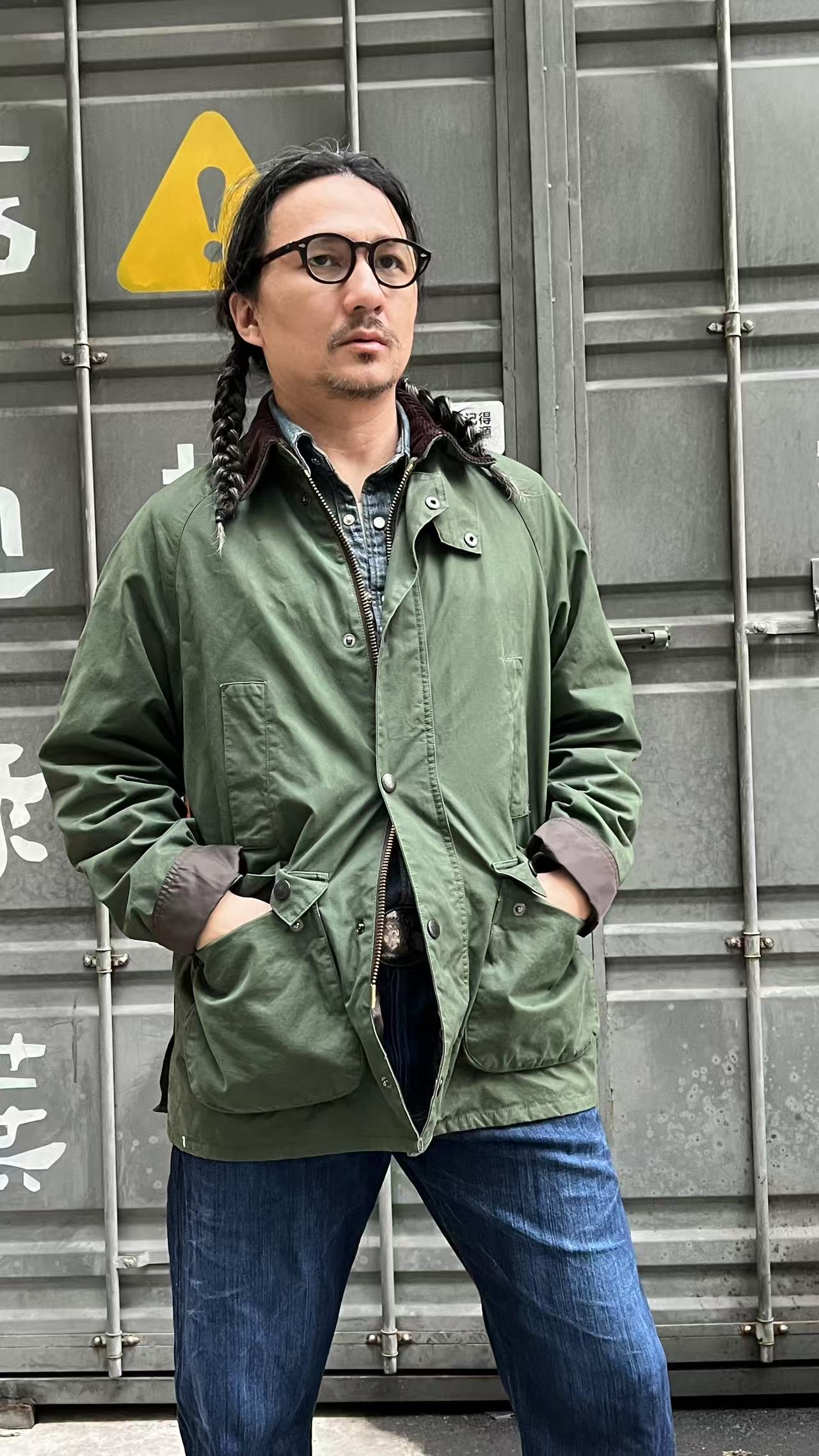 21号安欣特别版BEDALE日系水洗复古无蜡版风衣