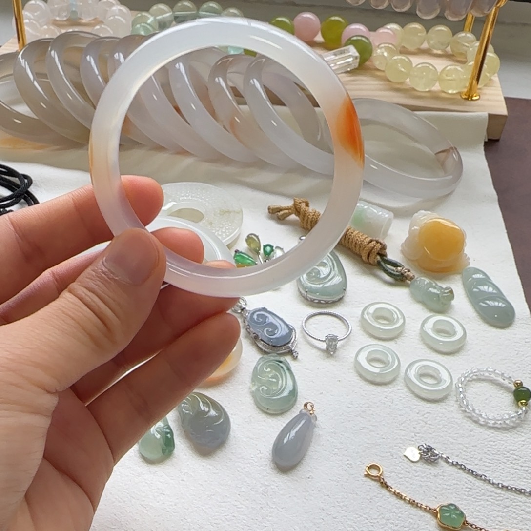 玛瑙合金手饰54.7正圈