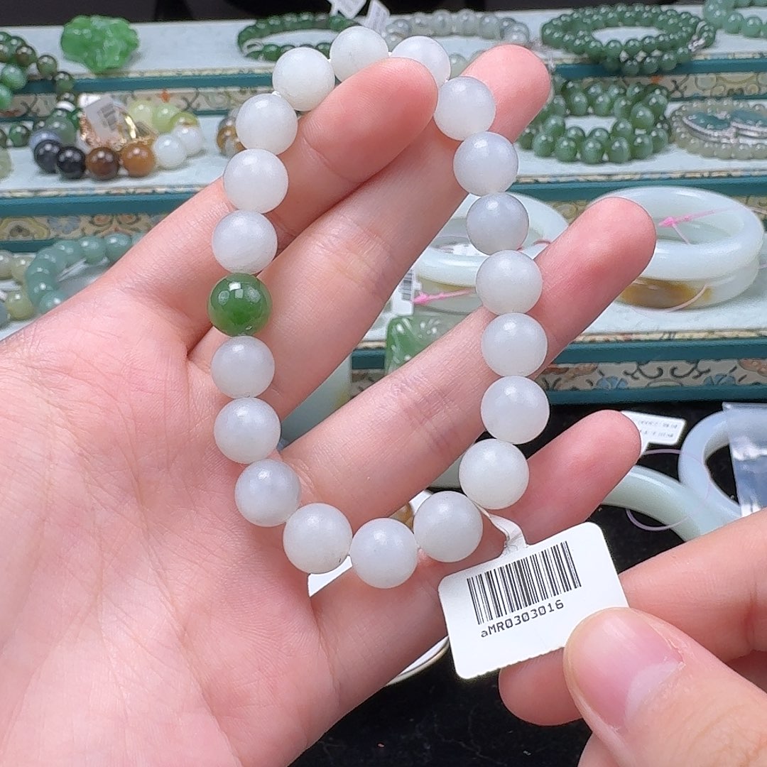 和田玉手串未镶嵌