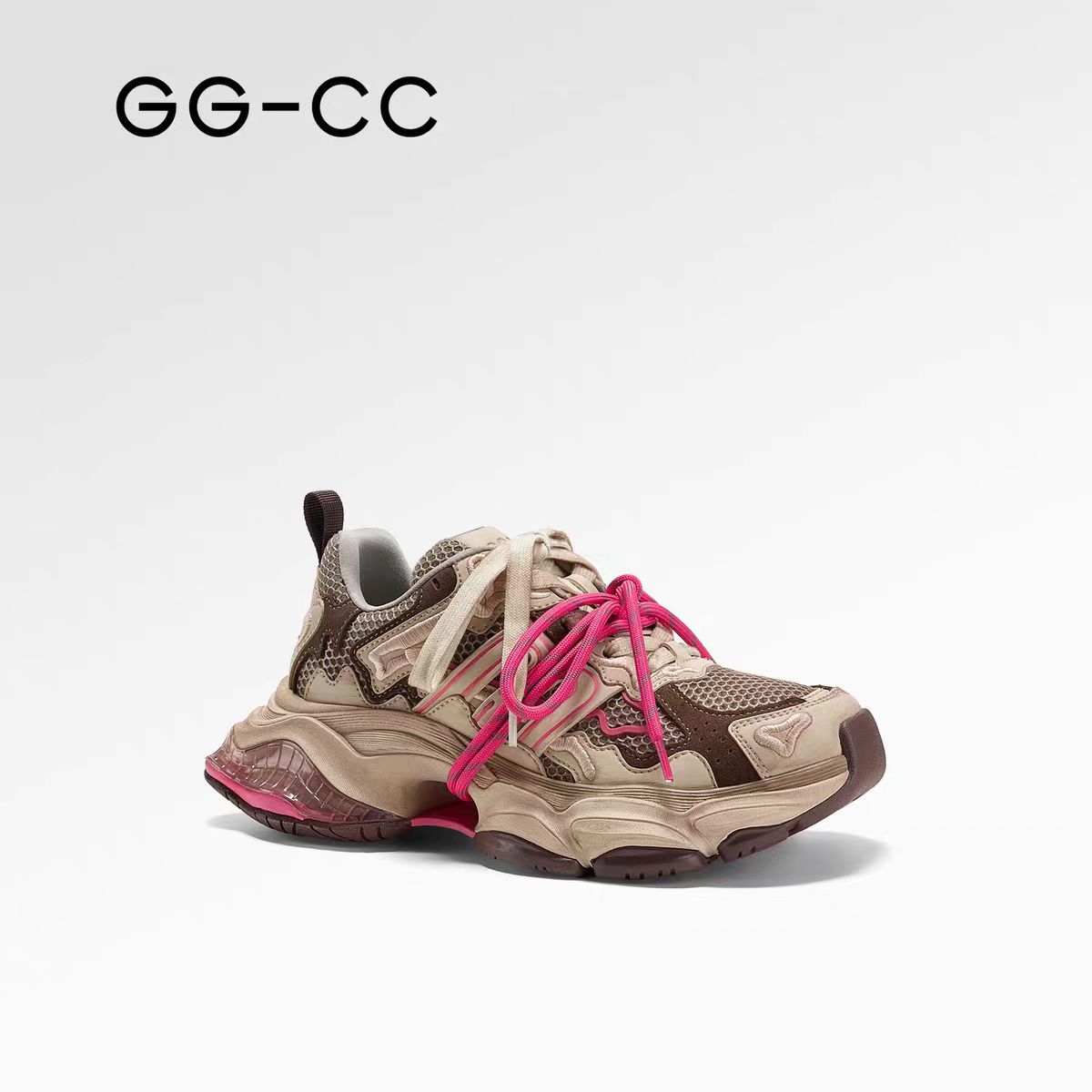 【阔腿裤必备】潮流捆绑脏脏增高厚底老爹鞋女2025秋冬季新款运动鞋