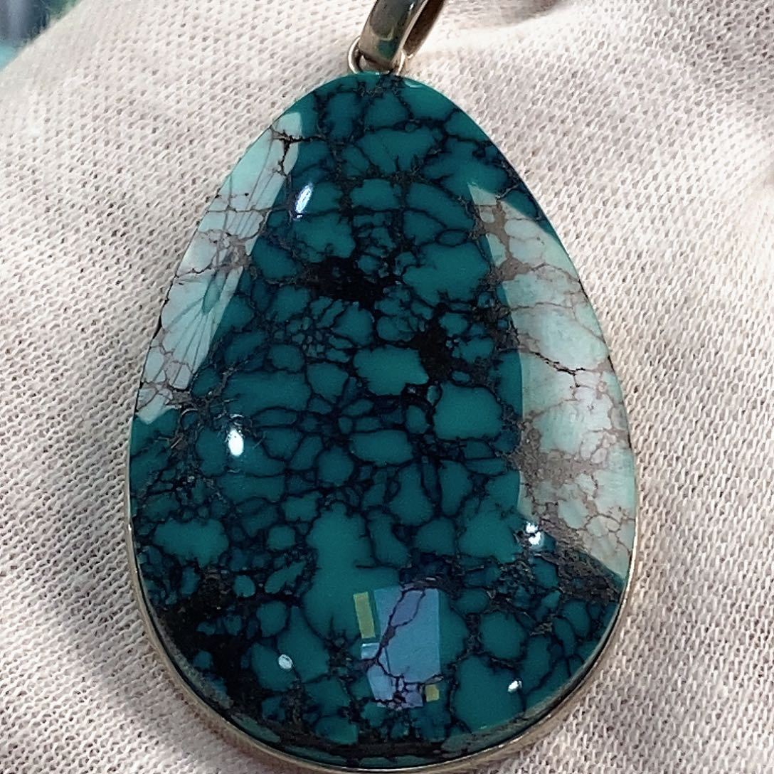 绿松石银S925镶嵌配饰