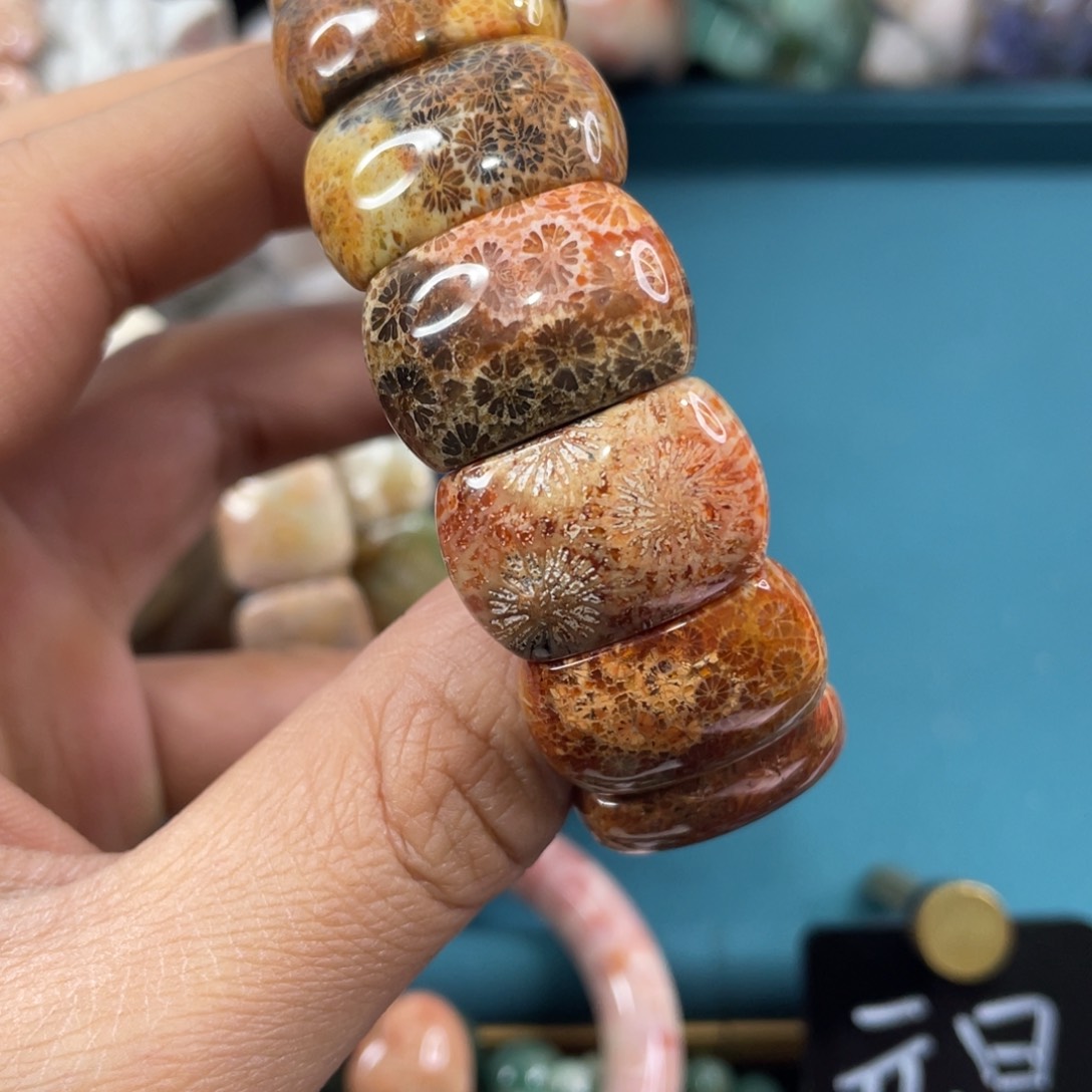 未镶嵌手镯硅化玉