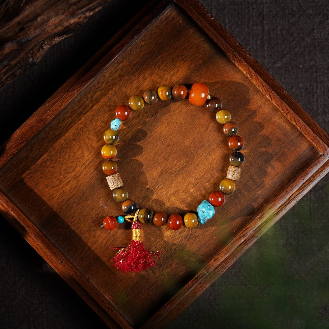 左边婷姐丨南红手串（B1814）