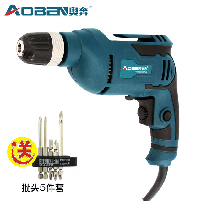 奥奔手电钻AT3208彩钢瓦AT3209高转速多功能电动10m工业级钻快夹