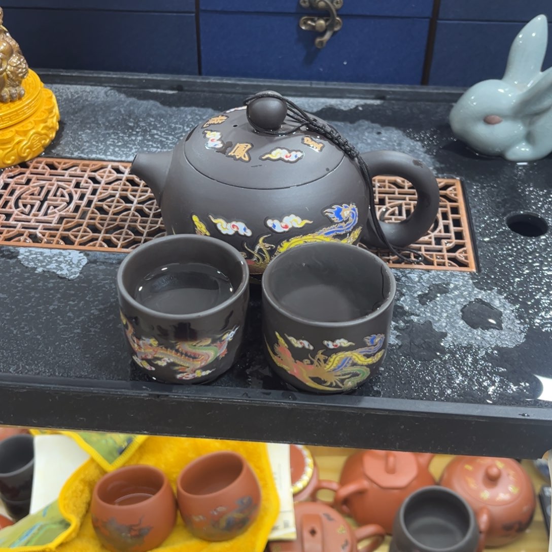 紫砂茶杯紫砂壶一壶2杯