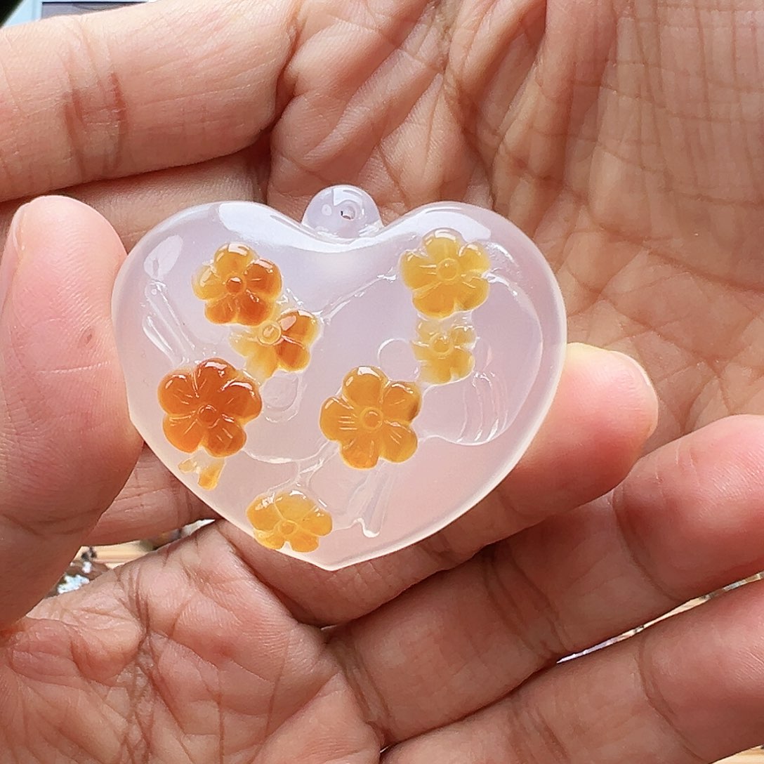 未镶嵌玛瑙/玉髓珠宝半成品