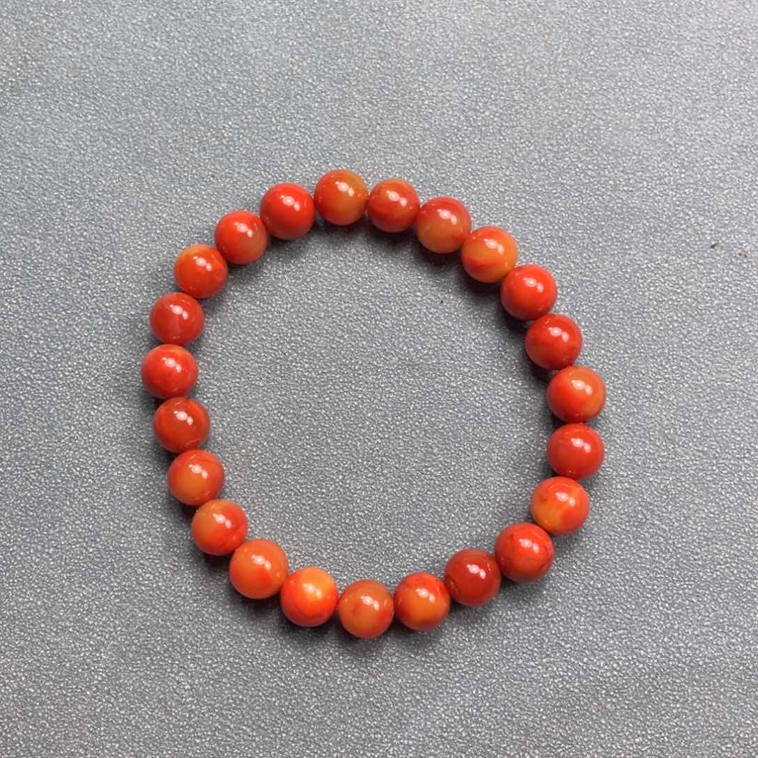 南红玛瑙单圈未镶嵌晚**风