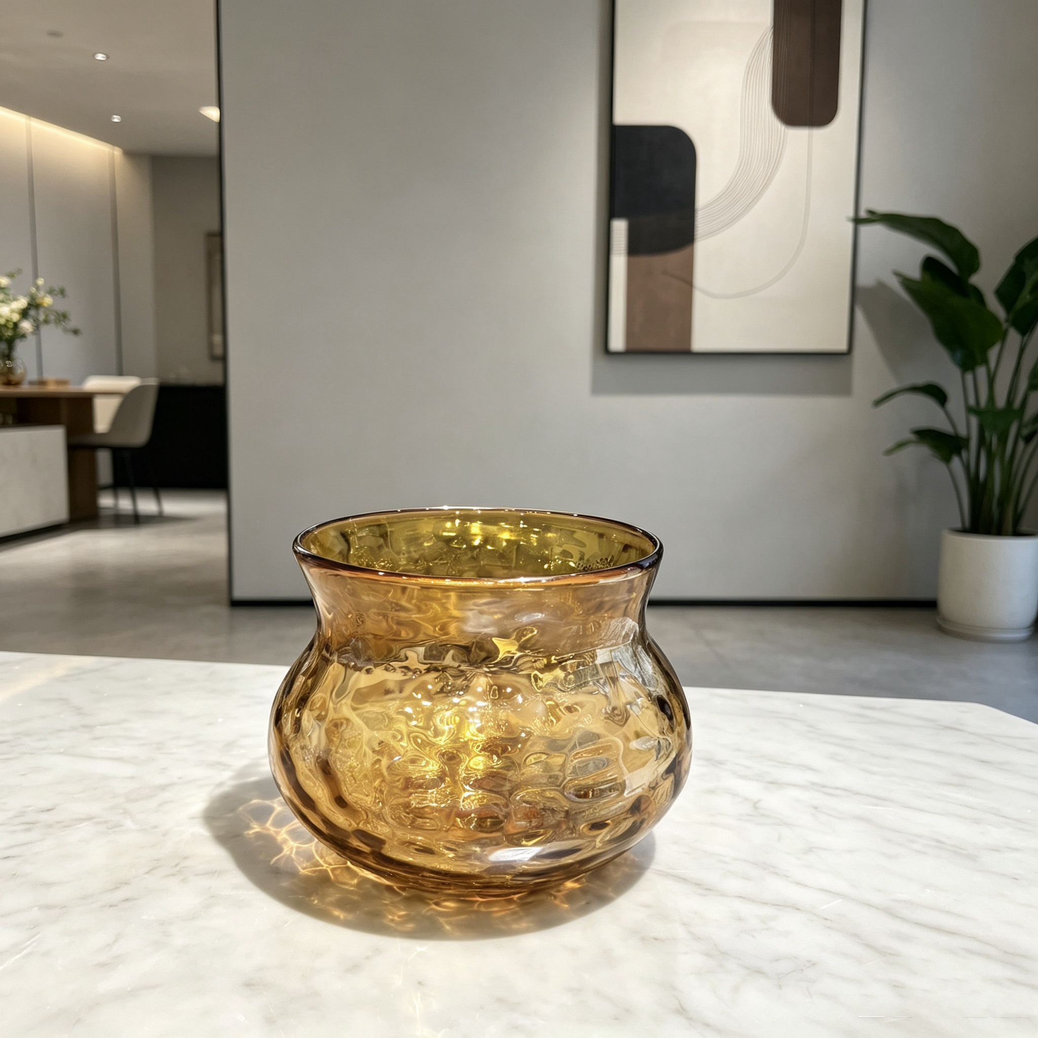 【可清优居-缄宝】手工琉璃花器 多样性发一