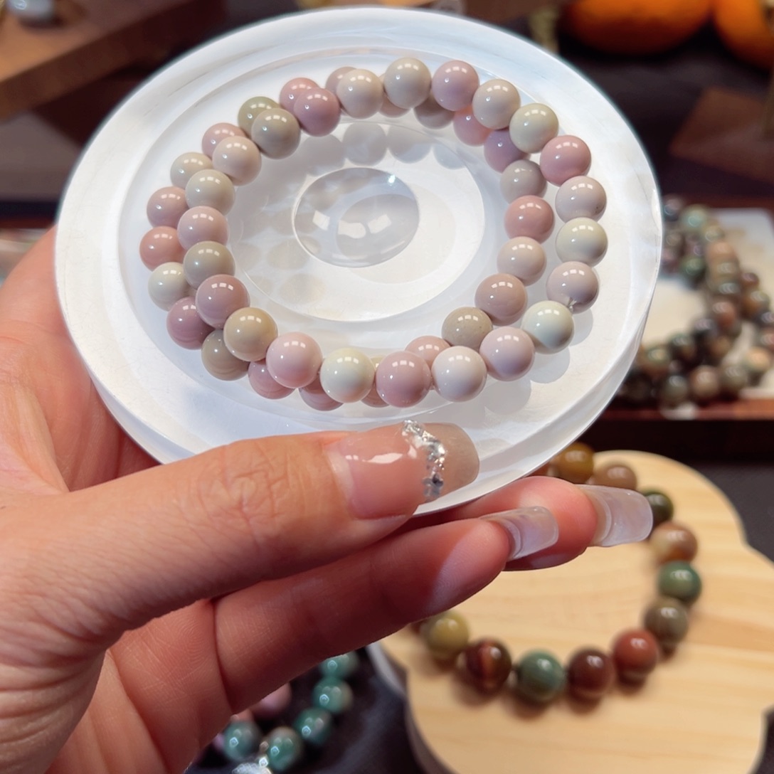 石英质玉手链未镶嵌饱*吖190