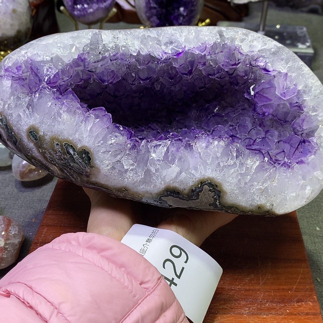 珠宝半成品紫晶未镶嵌