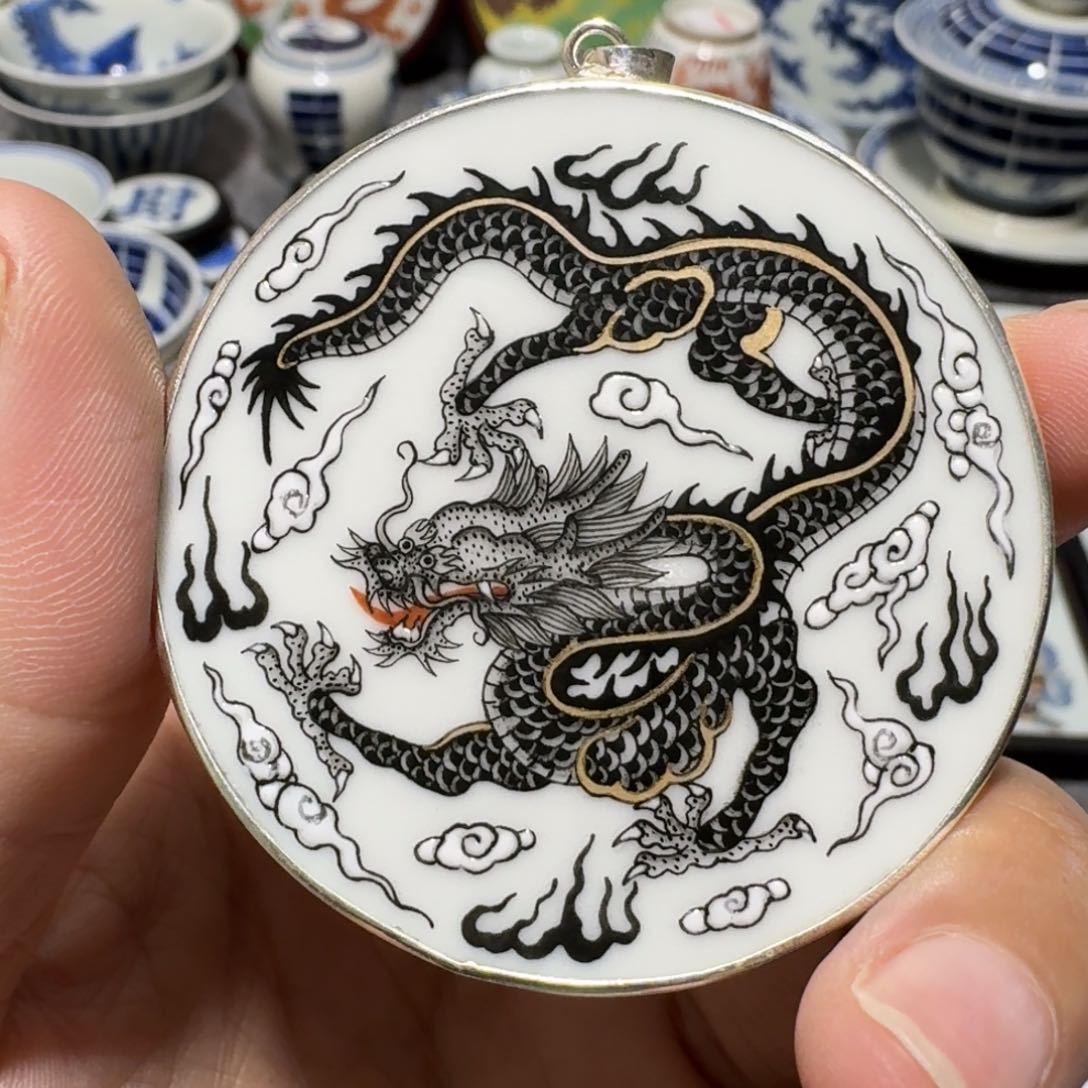 瓷片独*精品挂件一个