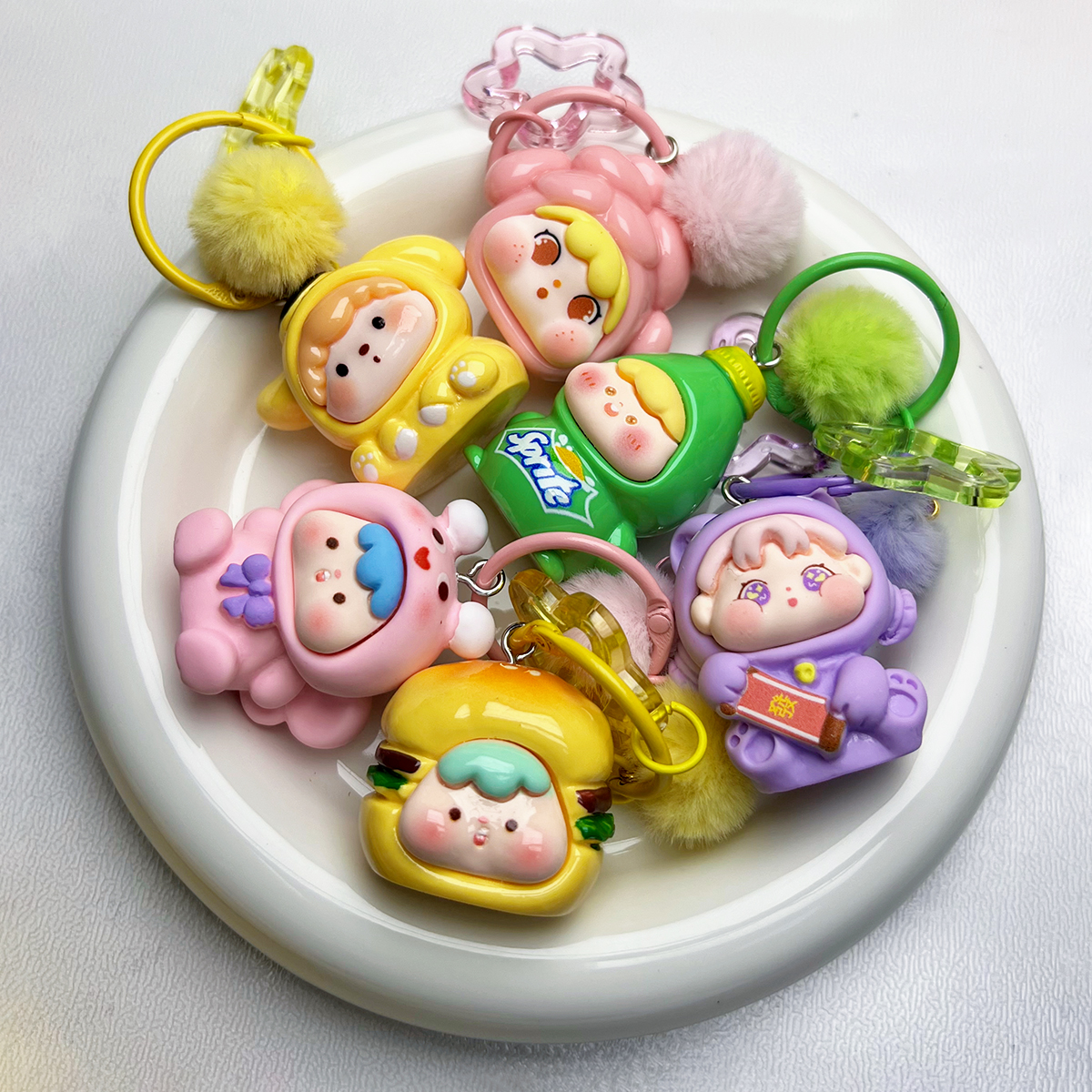 「萌粒钥匙扣」只许愿不对碰