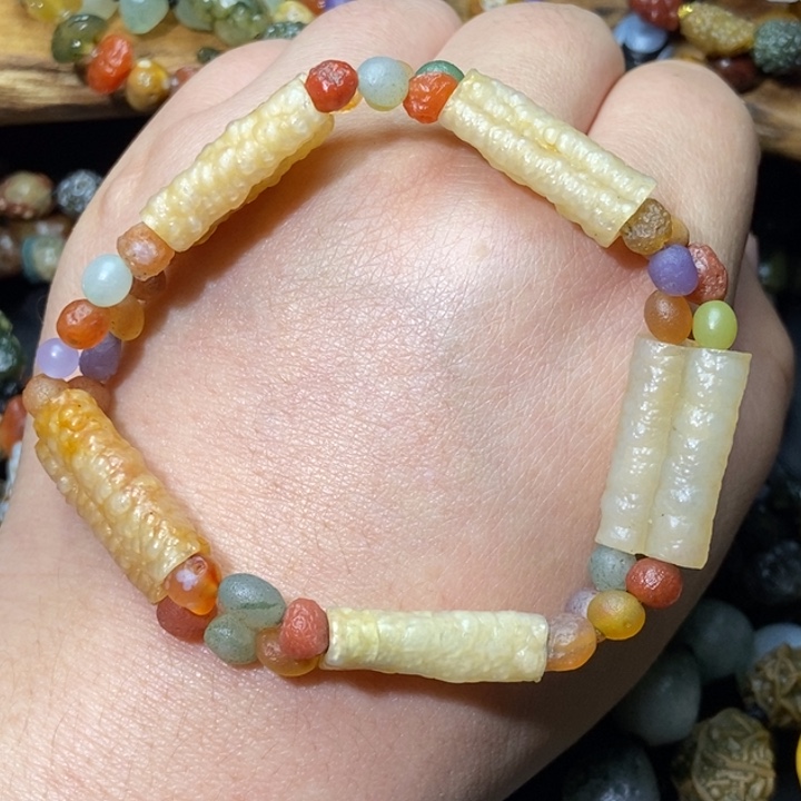 玛瑙/玉髓合金手链