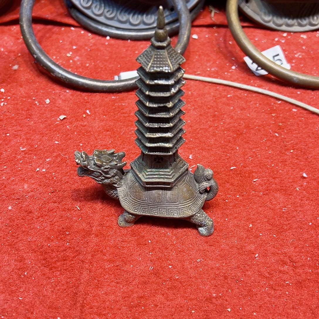 黄铜材质，文房摆件