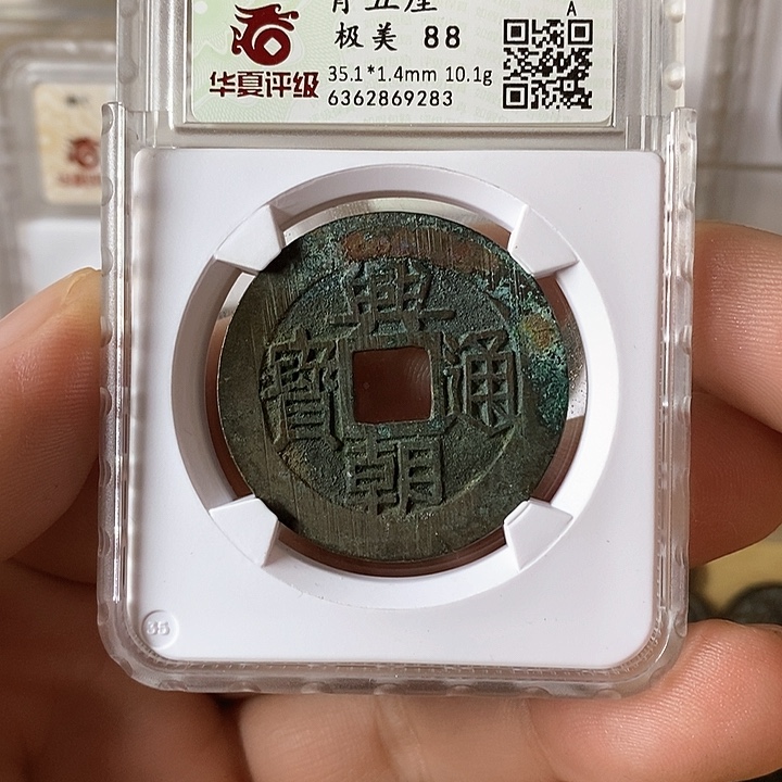 铜兴朝通宝元定泉藏