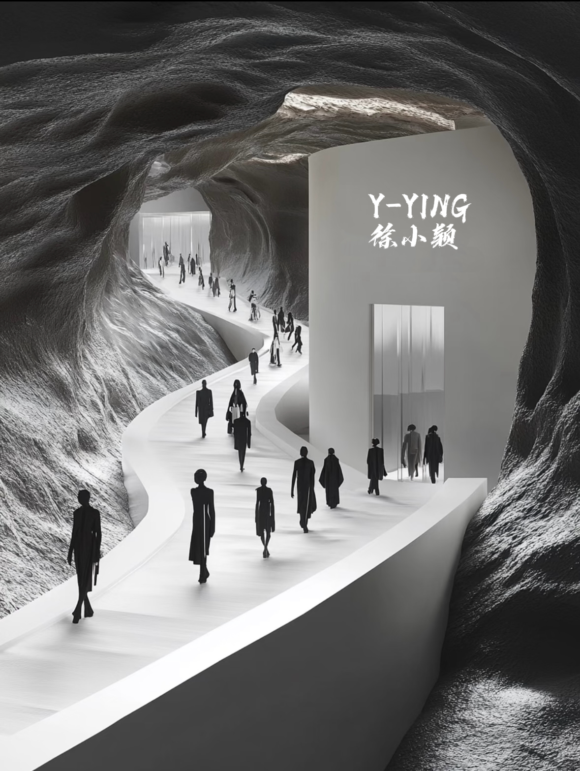 【小颖小店-W2220】韩版时尚宽松圆拉链开衫毛衣