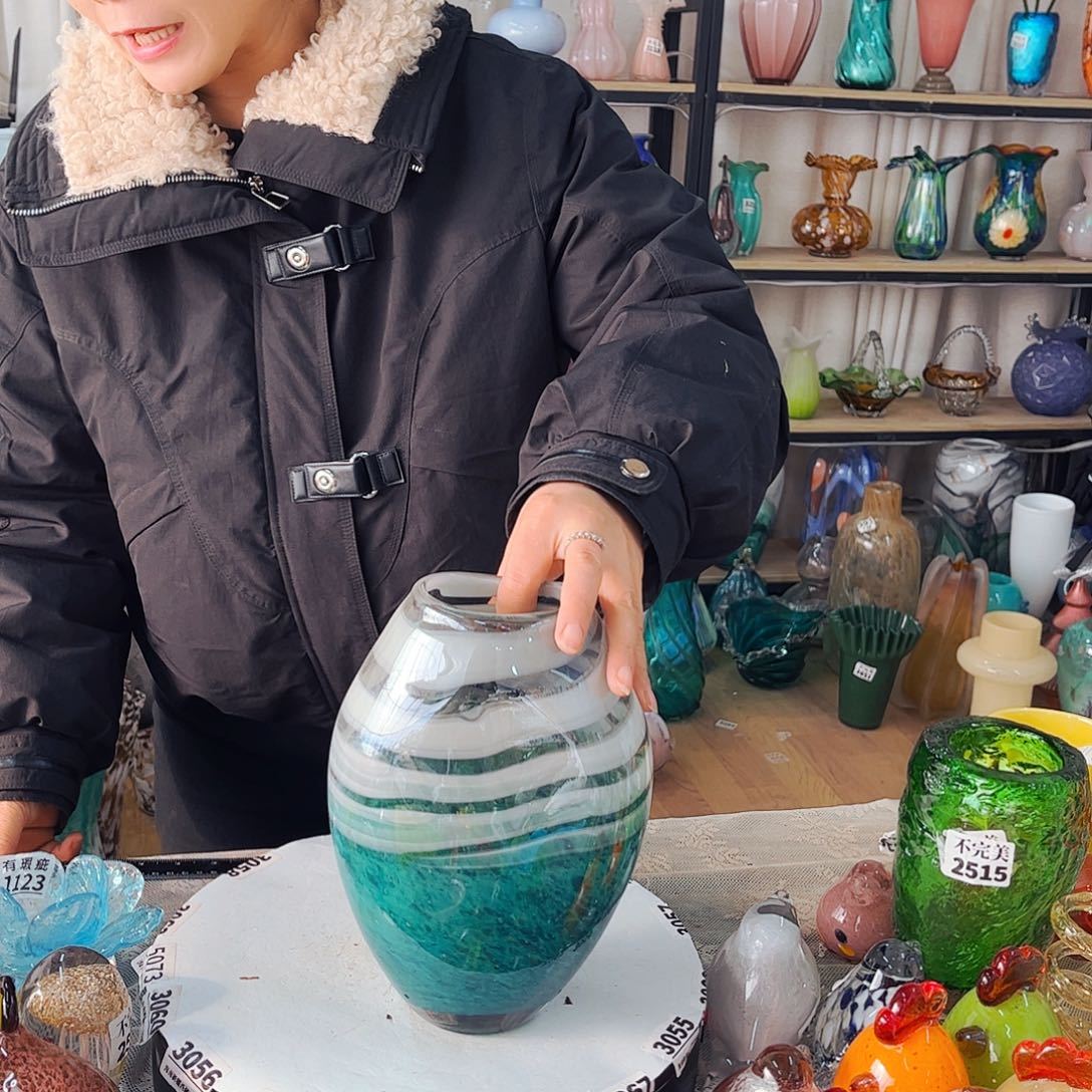 瓶不完美家悦琉璃工艺品