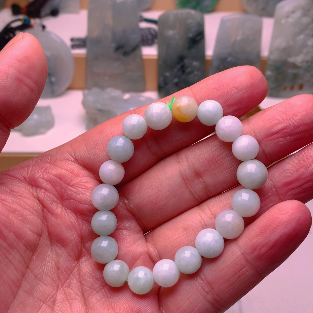 翡翠未镶嵌套链天然