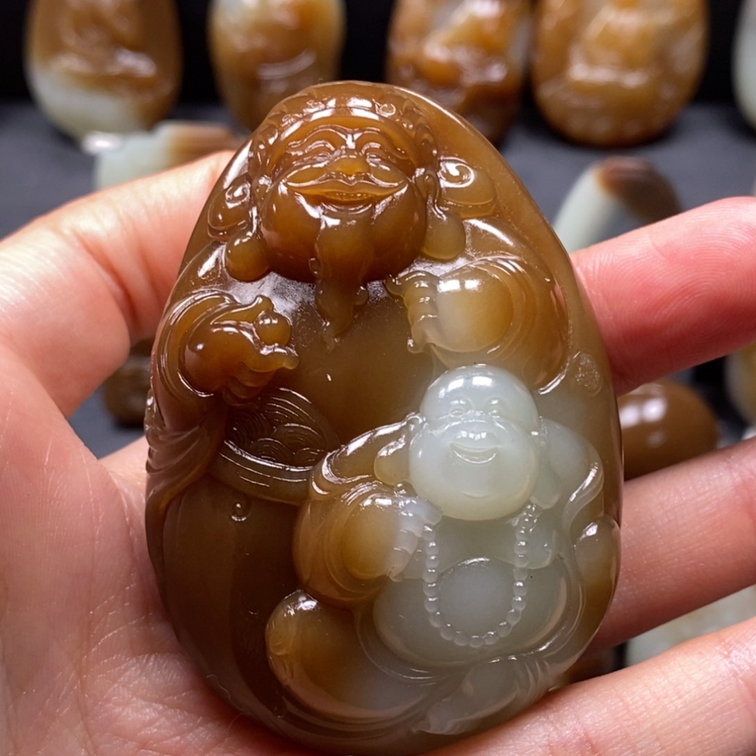 和田玉把件未镶嵌