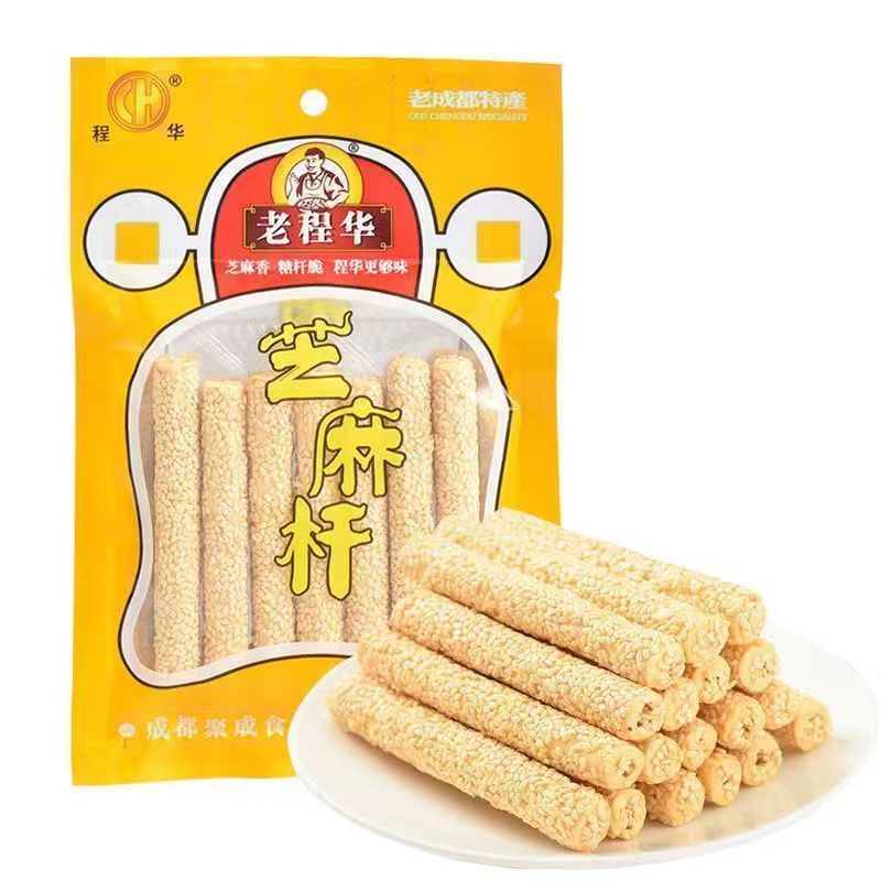 【临期】老程华芝麻杆70g