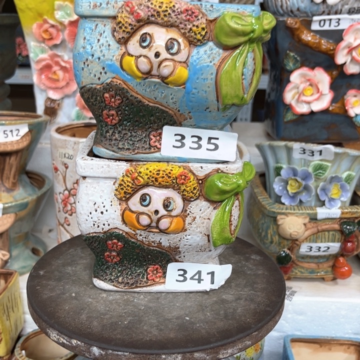 紫砂花盆粗陶材质多肉花盆