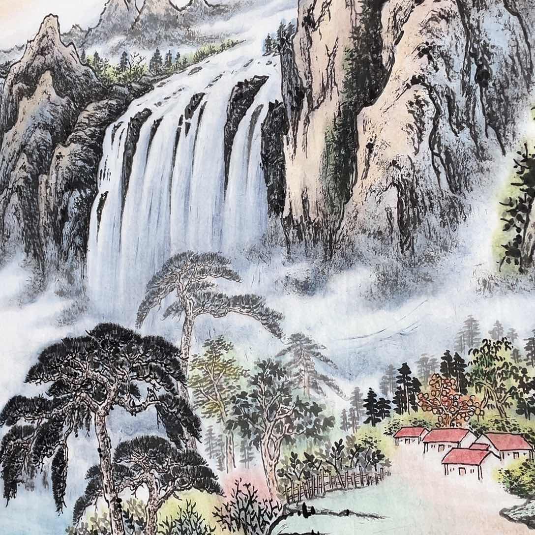 国画?*蝈绘画作品刘广其画心