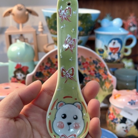炉景德镇釉下手绘陶瓷 