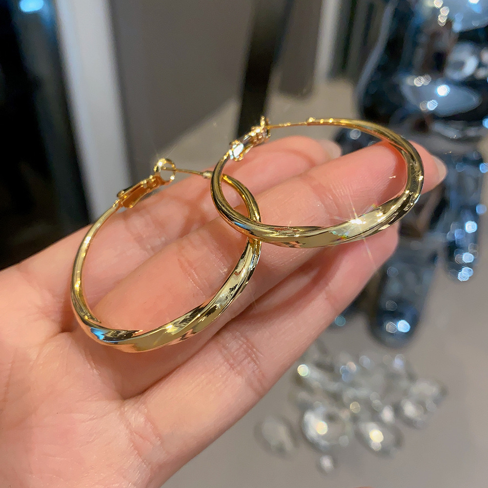 欧美个性大圆圈耳环高级耳饰耳圈饰品XC897时尚