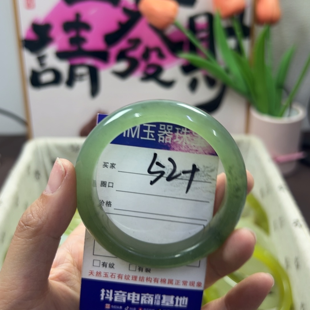 蛇纹石玉手镯未镶嵌433