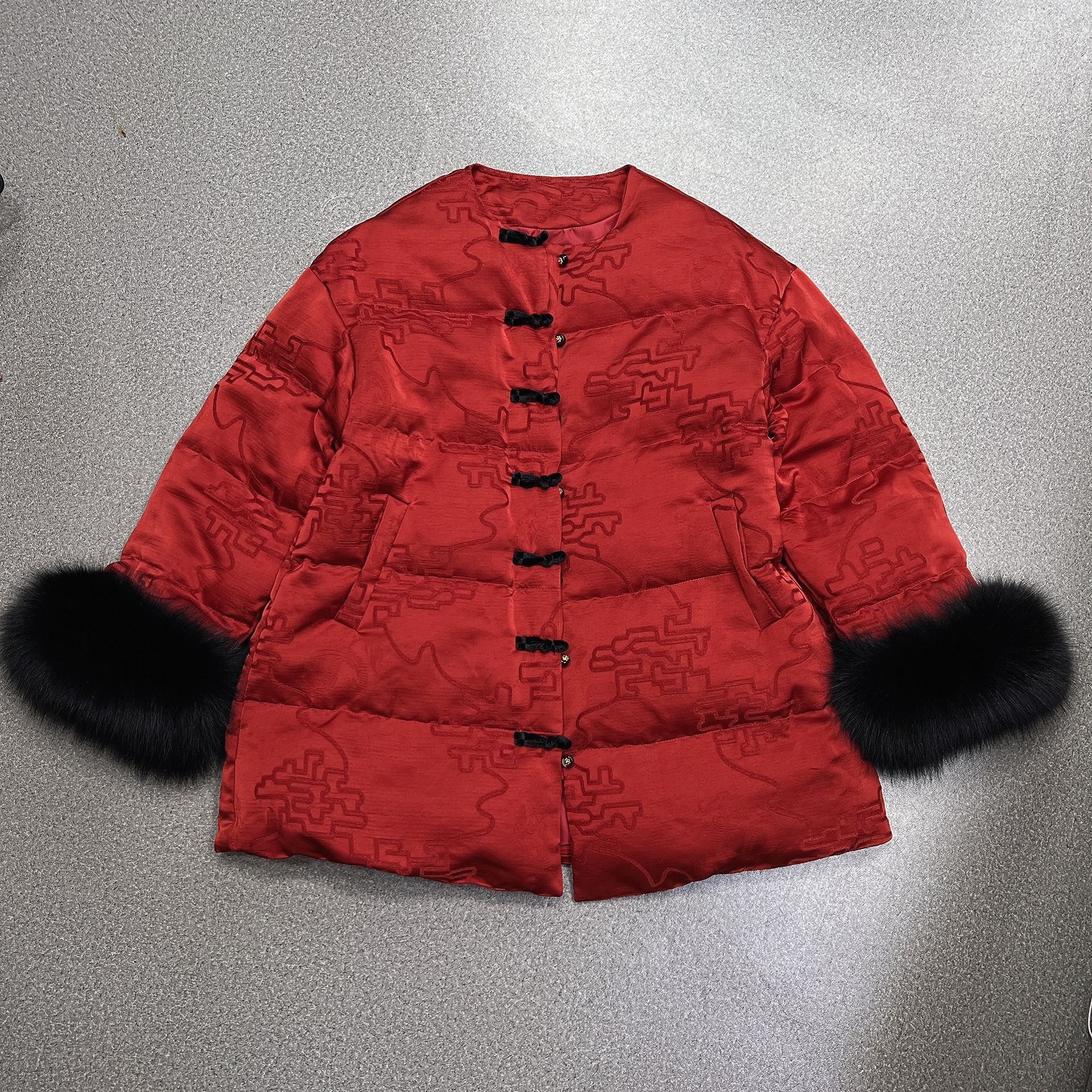 冬季新款时尚新中式中国风加厚外套