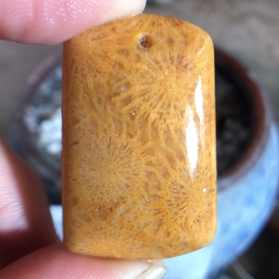 硅化玉吊坠未镶嵌