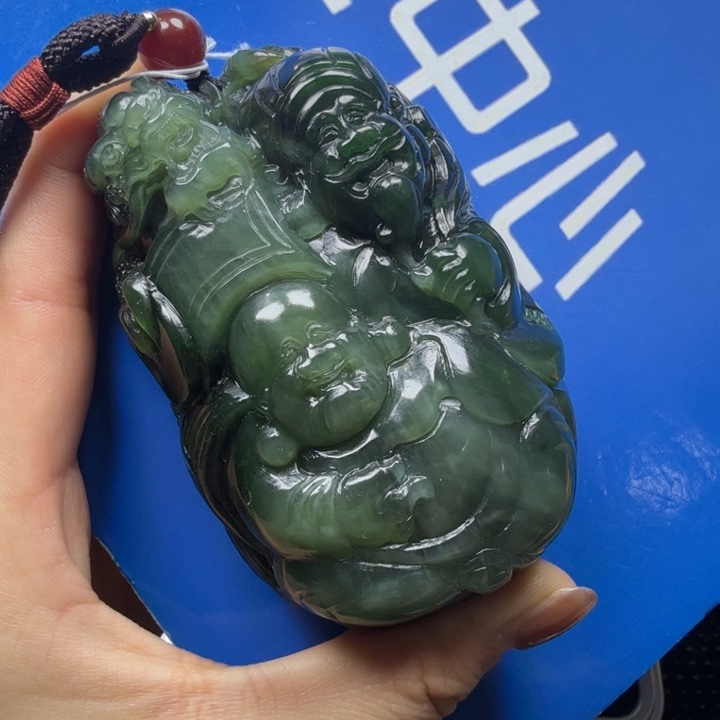 金***老和田玉未镶嵌把件