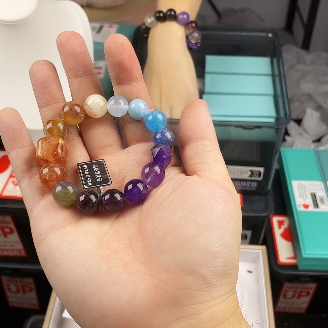 手链银S925镶嵌水晶