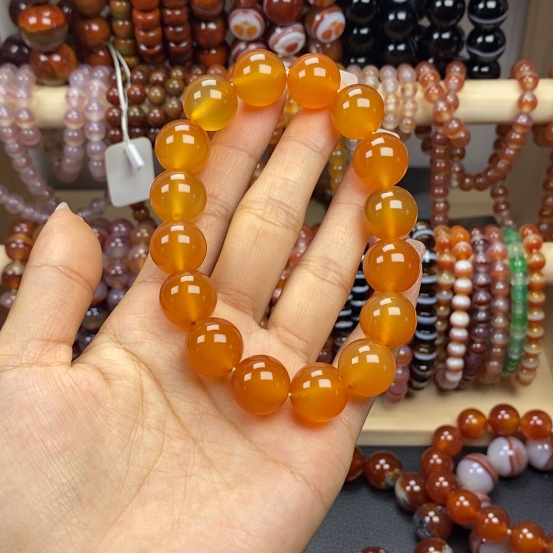 玛瑙/玉髓手串未镶嵌A*