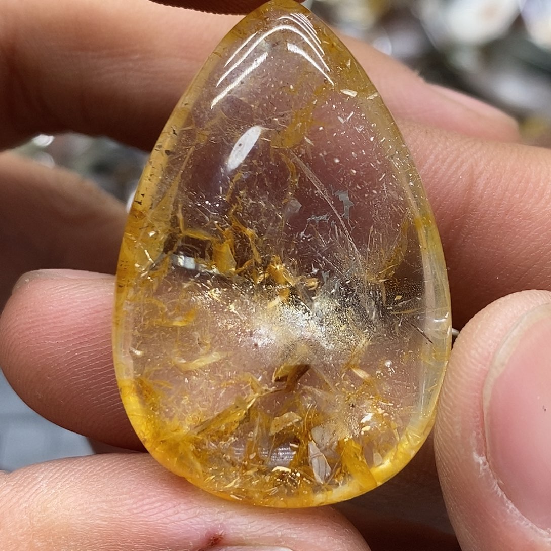 水晶未镶嵌珠宝半成品