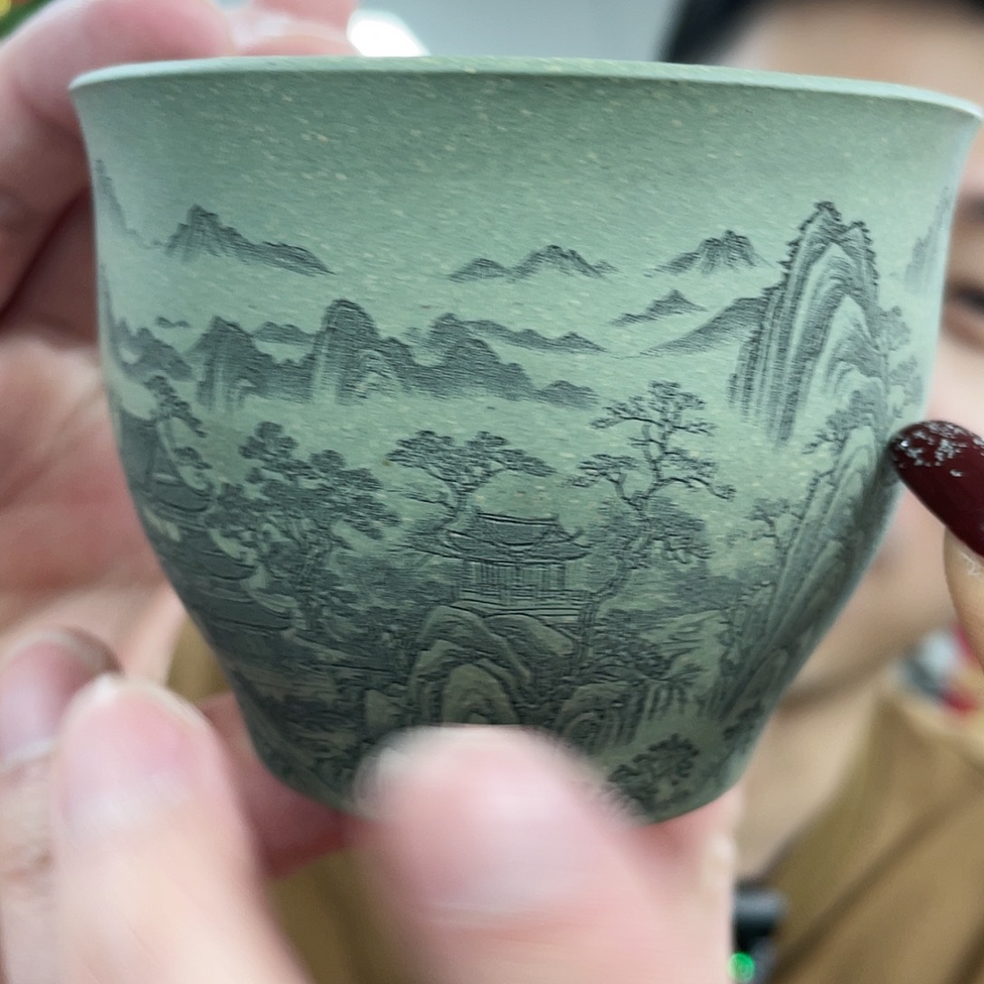 紫砂茶杯原矿紫砂