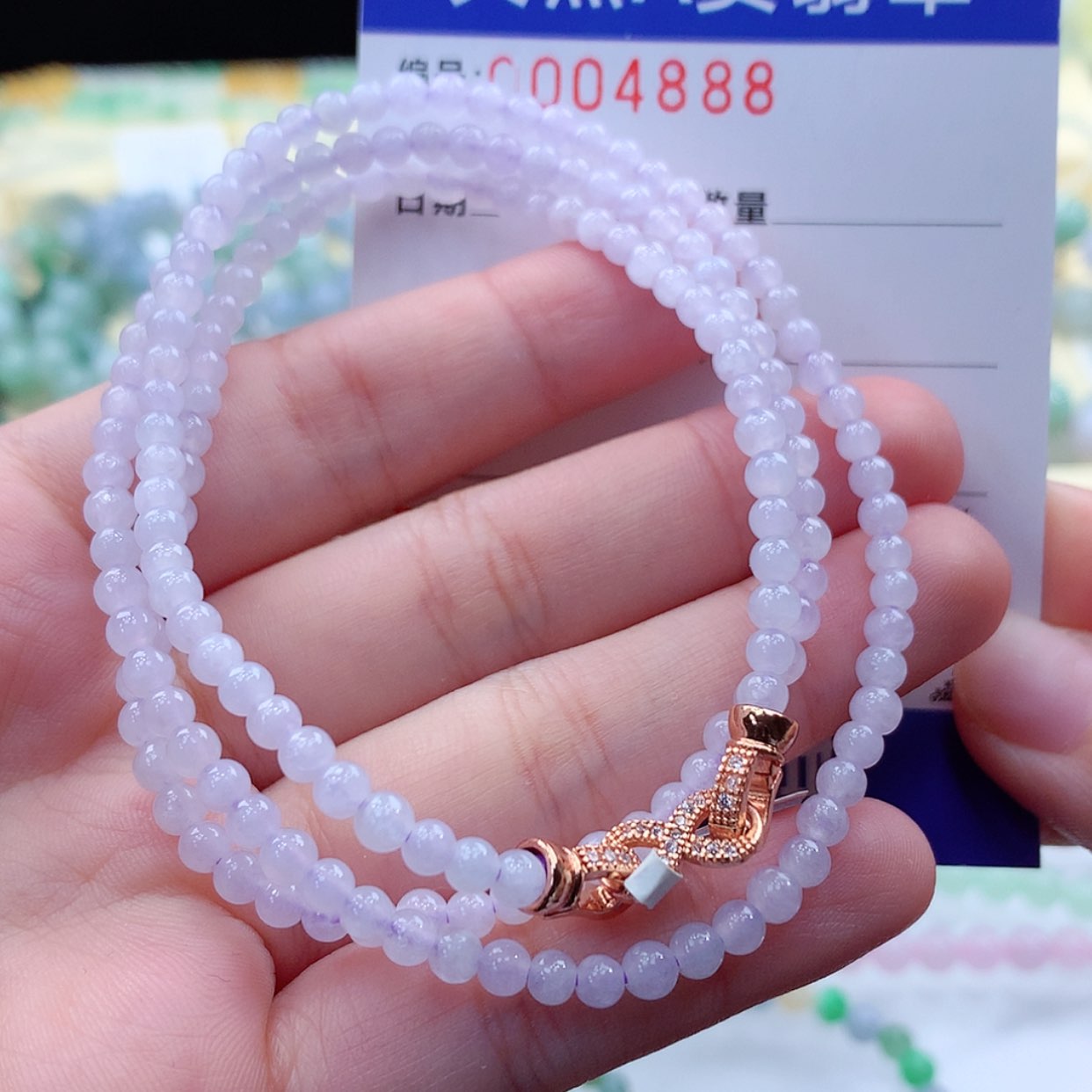 【闪购商品】翡翠项链未镶嵌缅甸天然a货翡翠