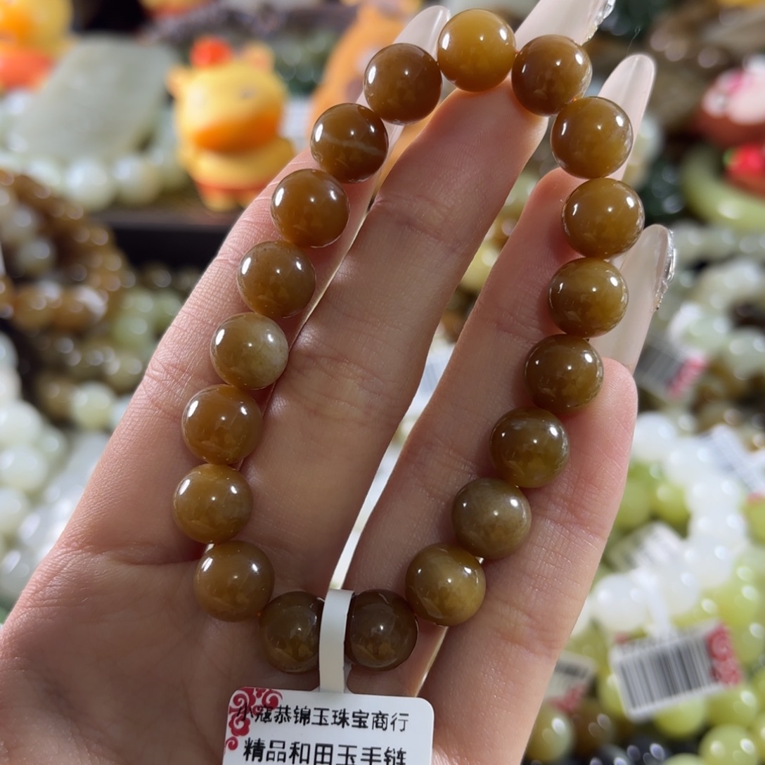 和田玉未镶嵌手链52